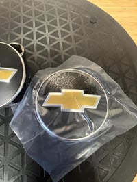 Image 2 of New OEM Bowtie emblem with chrome ring
