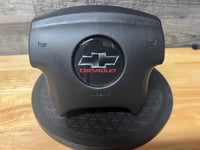 Image 1 of Silverado /TBSS Steering wheel emblem logo --Carbon Bowtie