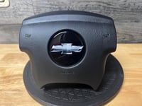 Image 2 of Silverado /TBSS Steering wheel emblem logo - Silver Bowtie