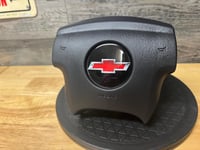 Image 3 of Silverado /TBSS Steering wheel emblem logo -Red Bowtie V2