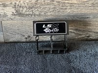 Image 4 of Silverado/Suv Dash emblem LSx- White/Black colorway