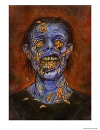 Skull Full of Maggots, Giclée Mini Print