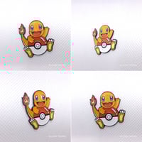 Image 3 of Charmander Poké Ball Enamel Pin