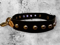 Image 4 of Studded leather heavy metal rocker Barbie bondage choker