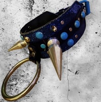 Image 4 of Dead space giant o-ring ultra spiked & studded glitter collar