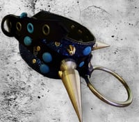 Image 7 of Dead space giant o-ring ultra spiked & studded glitter collar