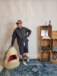 Image 4 of Gray "Simple" Fatigue Short