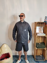 Image 5 of Gray "Simple" Fatigue Short