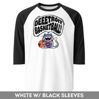 Image 1 of Detroit Basketball! 3 colors | Raglan 3/4 Sleeve