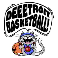 Image 4 of Detroit Basketball! 3 colors | Raglan 3/4 Sleeve
