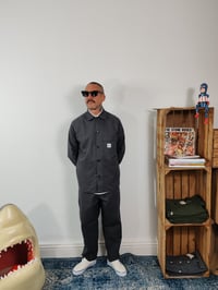 Image 5 of Gray "Simple" Fatigue pant