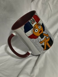 Image 2 of Dominican Girl with bonnet in maroon