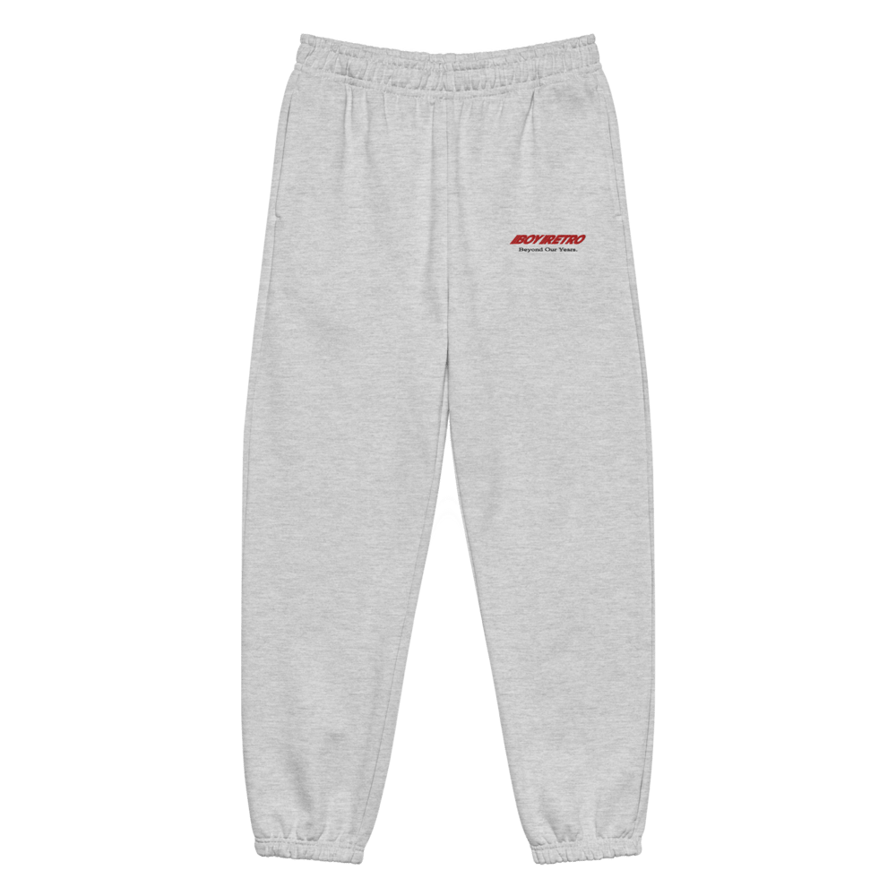 Boy Retro ‘Basic Logo” Sweatpants (Grey)