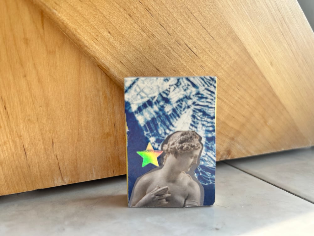 Image of matchbox - blue lady 