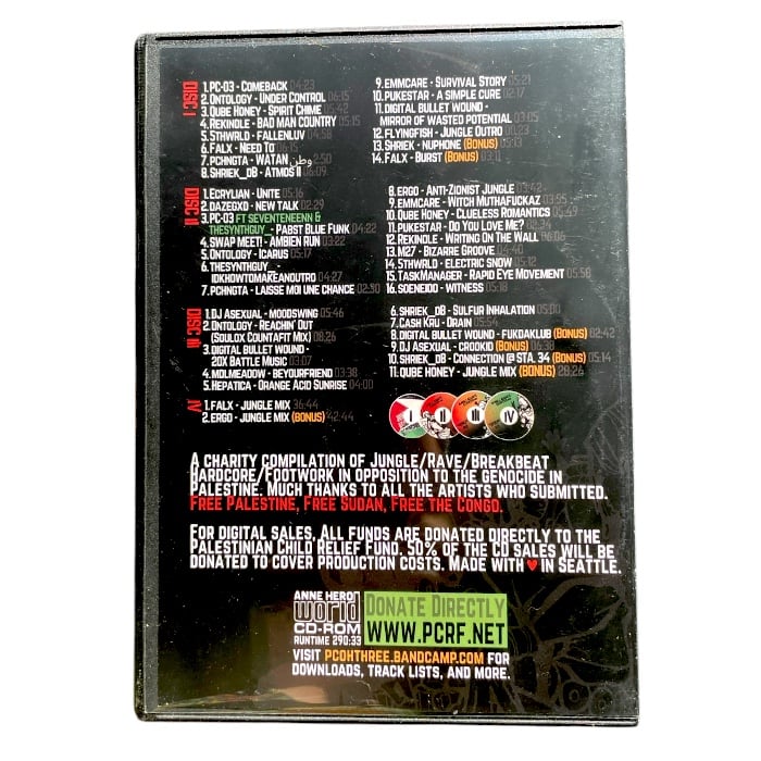 jungle against genocide [4 CD SET]