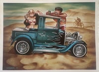 Modified “Surf Menace” litho print