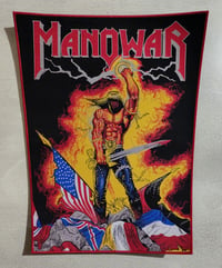 Image 2 of Manowar backpatch (kings)