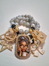 Image 1 of Golden with pearls