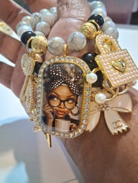 Image 2 of Golden with pearls
