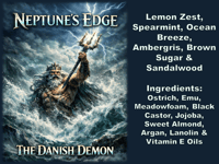 Neptune's Edge (Mint, lemon zest, ocean air, ambergris depth)