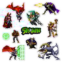 Image 1 of Todd McFarlane's Spawn: The Video Game Sticker/Magnet Sets (11 Pieces) 