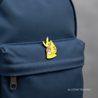 Image 2 of Pikachu Poké Ball Enamel Pin