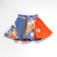 Image 2 of fighting illini size 4 5T patchwork courtneycourtney sweater top shirt and skirt illinois