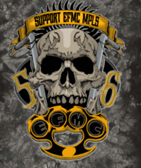 Image 1 of Black smoke tie die