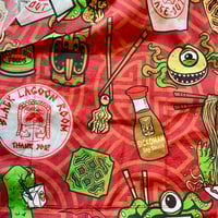 Image 7 of PRE-ORDER: CREATURE FROM THE CRAB RANGOON 100% Cotton Button-Up Short Sleeve Aloha Shirt