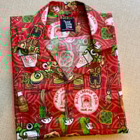 Image 8 of PRE-ORDER: CREATURE FROM THE CRAB RANGOON 100% Cotton Button-Up Short Sleeve Aloha Shirt