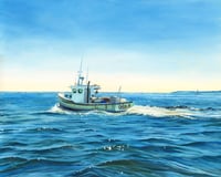 Image 1 of 𝘛𝘩𝘦 𝘓𝘰𝘣𝘴𝘵𝘦𝘳 𝘉𝘰𝘢𝘵 Print