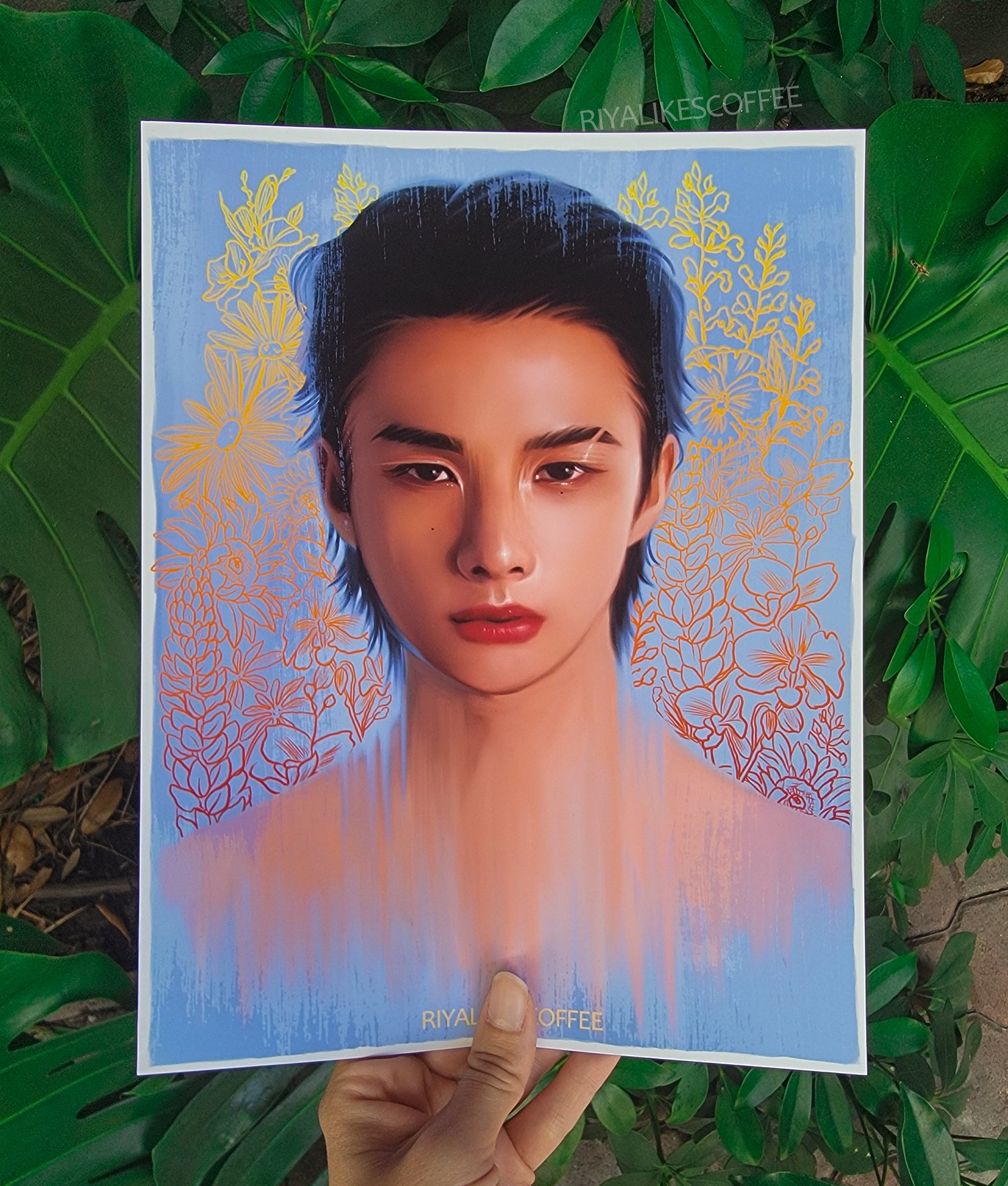 "Reverie" Hyunjin Large Art Print 8.5 x 11