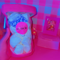 Image 1 of Pinky’s Xl Argo Crunchy Chunks  🤍💙💛✨🌻☀️🍐🥒🕊️🧼🧽🫧🍊🍑🍒