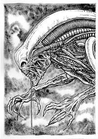 XENO II - original ink illustration