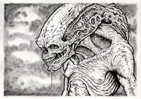 XENO V - original ink illustration