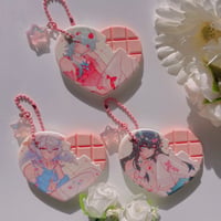 Image 1 of HSR Sweet Valentine Heart Choco Rubber Charms