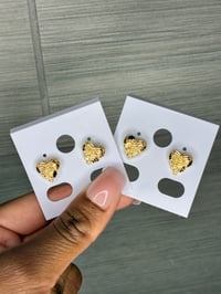 Nugget Heart Earrings 