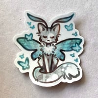Image 1 of Moth Cat Sticker
