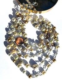 Image 2 of Golden Pearl Necklace 