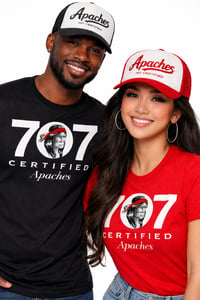 Image 2 of Vintage Vallejo Apache #2  Tee & Hat set