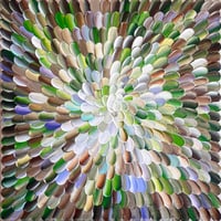 Image 2 of 'Blooms 42', diptych - 43x43cm each, FRAMED