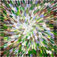 Image 3 of 'Blooms 42', diptych - 43x43cm each, FRAMED