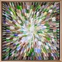 Image 4 of 'Blooms 42', diptych - 43x43cm each, FRAMED