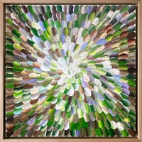 Image 5 of 'Blooms 42', diptych - 43x43cm each, FRAMED