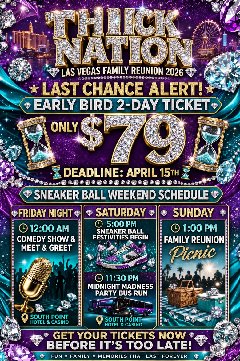 Image of 2026 THICKNATION FAMILY REUNION WEEKEND TICKETS & DEPOSITS