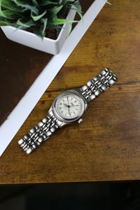 Image 2 of 1996 Oris Small Crown Pointer Date 7465 - Full Set - Freshly serviced - Automatic 654 Movement