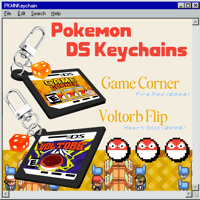 Image 1 of PKMN: Fake DS Game Keychains