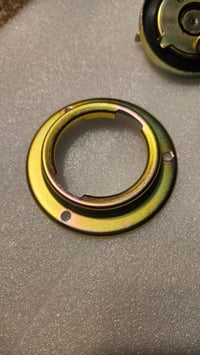 Image 3 of 72-76 240z 260z 280z Fuel cap/base/chain - Re-plated 