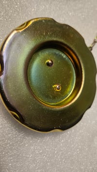 Image 2 of 70-71 240z Fuel cap/base/chain - Re-plated
