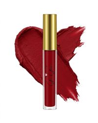 Image 1 of Kiss Me Red Matte Lipstick 